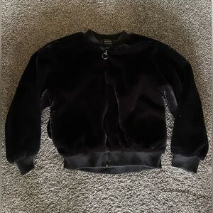 Fuzzy Crop Jacket